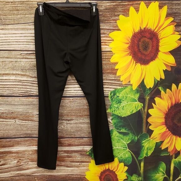 Jessica Simpson faux leather front Maternity pants - Picture 2 of 6